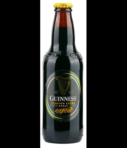 Guinness Foreigh extra Stout, bier op voorraad bij slijterij t Bockje in Bathmen