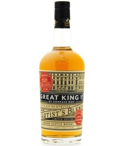 Fles Great King Street Single Marrying Cask Bresser & Timmer 25th Anniversary, whisky, op voorraad bij slijterij ’t Bockje in Bathmen