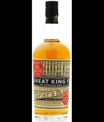 Fles Great King Street Single Marrying Cask Bresser & Timmer 25th Anniversary, whisky, op voorraad bij slijterij t Bockje in Bathmen