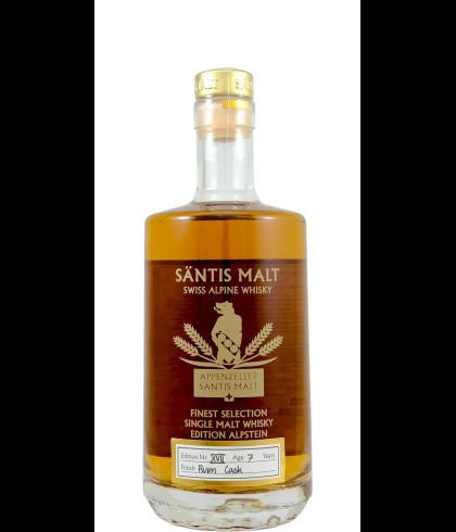 Fles Säntis Malt Edition Alpstein XVII, whisky, op voorraad bij slijterij t Bockje in Bathmen