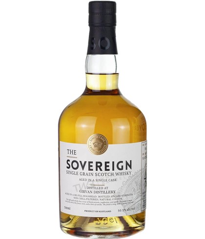 Fles The Sovereign Girvan 42 Years Old, whisky, op voorraad bij slijterij t Bockje in Bathmen