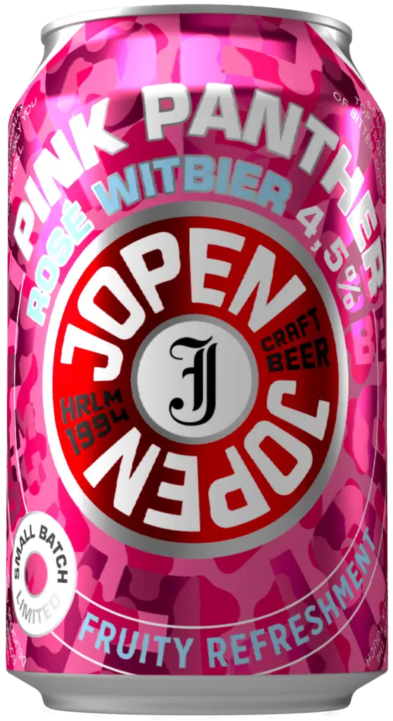 Fles Jopen Pink Panther, bier van Jopen, op voorraad bij slijterij ’t Bockje in Bathmen