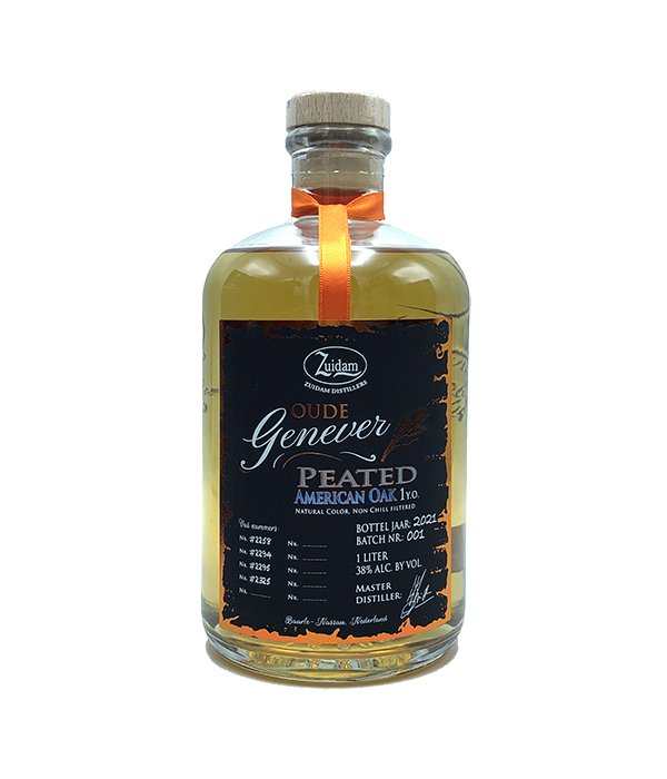 Zuidam Oude Genever Peated American Oak bij t Bockje in Bathmen
