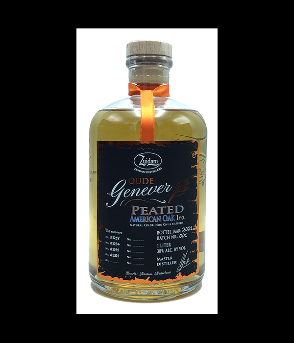 Zuidam Oude Genever Peated American Oak bij t Bockje in Bathmen