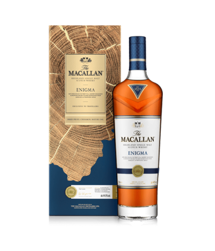 Fles Schotse Speyside single malt van The Macallan, op voorraad bij slijterij t Bockje in Bathmen