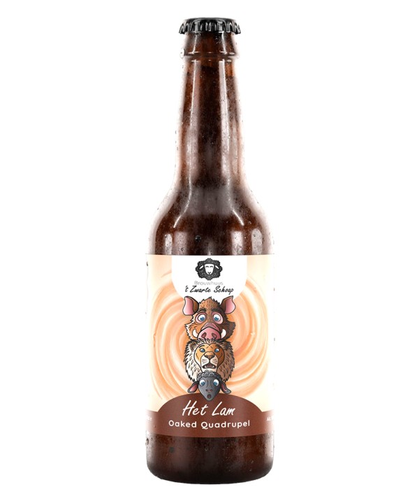 ’t Zwarte Schoap Het Lam Oaked Quadrupel bij t Bockje in Bathmen