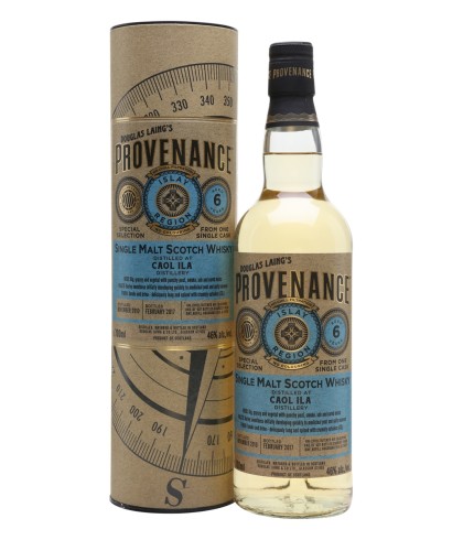 Fles Provenance Caol Ila 6 Years Old, single malt whisky, op voorraad bij slijterij t Bockje in Bathmen