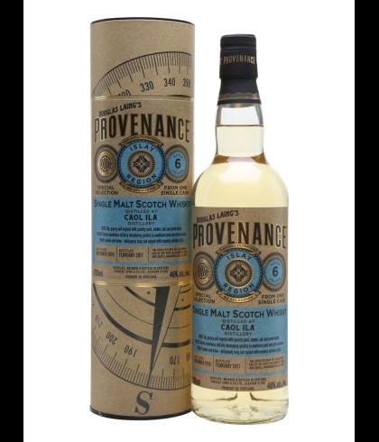 Fles Provenance Caol Ila 6 Years Old, single malt whisky, op voorraad bij slijterij t Bockje in Bathmen