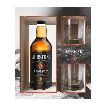 Aerstone Land Cask Giftpack met 2 Glazen