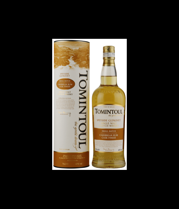 Tomintoul Single Malt Scotch Whisky Caribbean Rum Cask Finish bij t Bockje in Bathmen