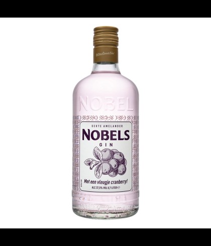 Fles Nobels Gin, gin, op voorraad bij slijterij t Bockje in Bathmen