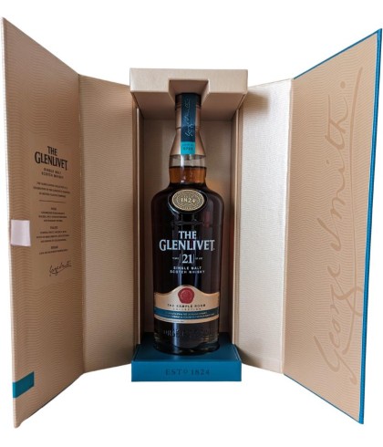 Fles The Glenlivet 21 Years Old The Sample Room, single malt whisky, op voorraad bij slijterij t Bockje in Bathmen
