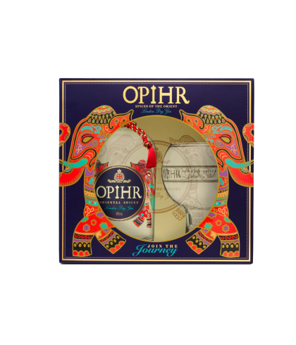 Geschenk Opihr Gin Geschenkverpakking met Globe Glas, bij slijterij ’t Bockje in Bathmen