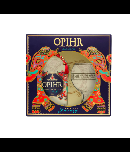 Opihr Gin Geschenkverpakking met Globe Glas