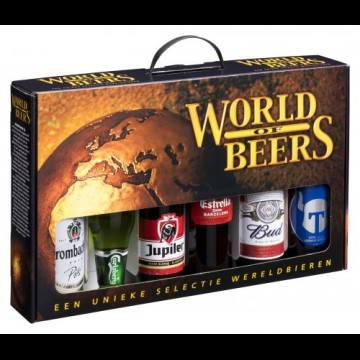 Geschenkverpakking World of Beers 6x 0,33L