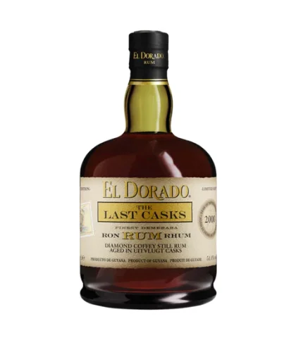 El Dorado The Last Casks Rum Gold 2000 Diamond Coffey & Uitvlugt