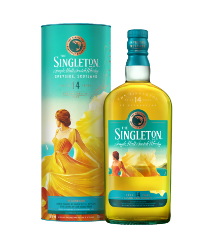 Fles Singleton Of Glendullan 14 Years The Silken Gown Special Releases, whisky, op voorraad bij slijterij t Bockje in Bathmen