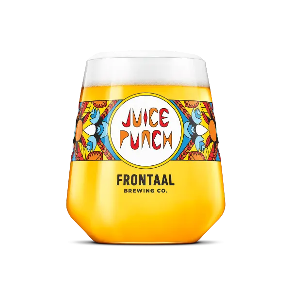 Glas Brouwerij Frontaal Tumbler Juice Punch van Brouwerij Frontaal, bij slijterij ’t Bockje in Bathmen