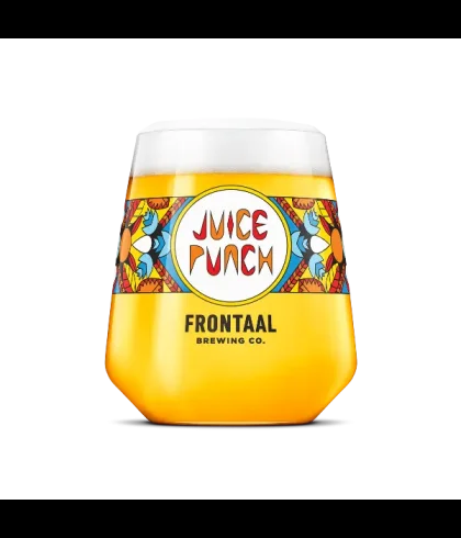 Brouwerij Frontaal Tumbler Juice Punch, glas bij t Bockje in Bathmen