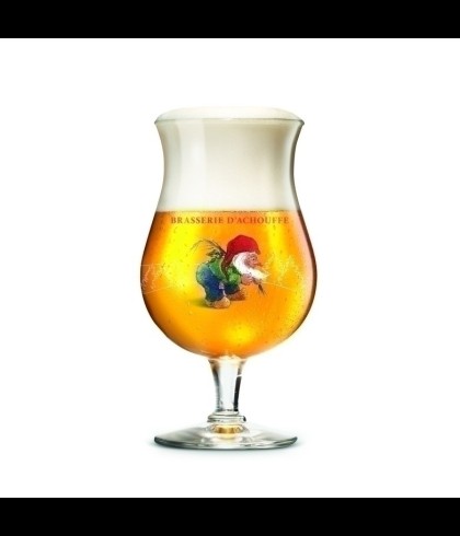 La Chouffe bierbokaal 33cl., glas bij t Bockje in Bathmen