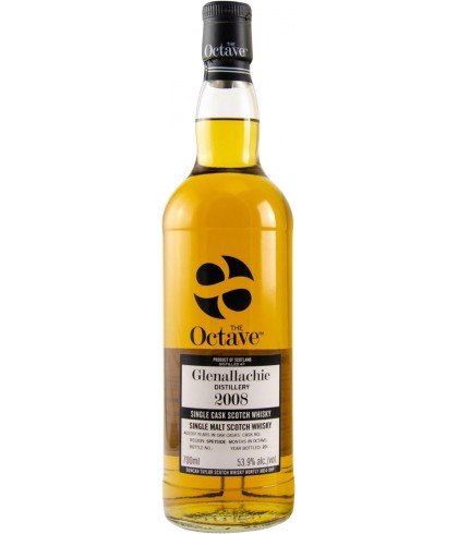 Fles The Octave Glenallachie 2008, single malt whisky, op voorraad bij slijterij t Bockje in Bathmen
