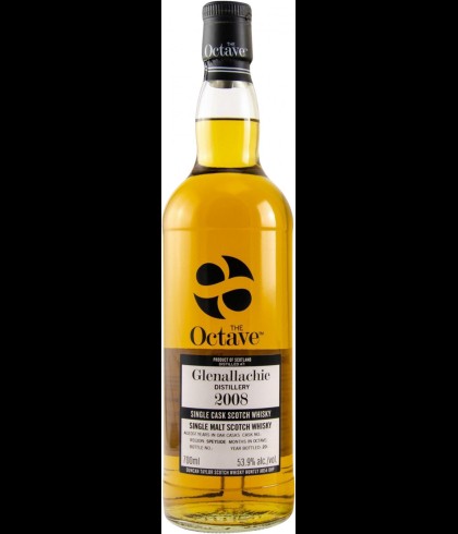 Fles The Octave Glenallachie 2008, single malt whisky, op voorraad bij slijterij t Bockje in Bathmen