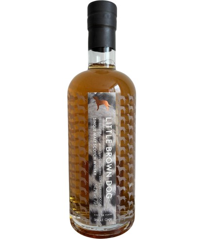 Fles Little Brown Dog Speyside Distillery 16Y 2009, whisky, bij slijterij t Bockje in Bathmen