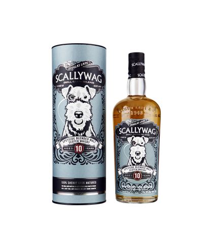 Fles Scallywag 10 Years Old, Speyside blended malt van Douglas Laing, op voorraad bij slijterij ’t Bockje in Bathmen
