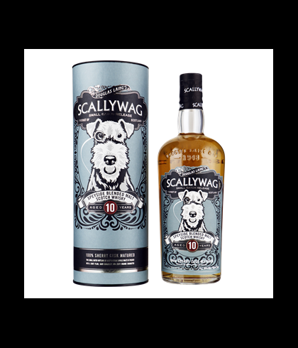Fles Scallywag 10 Years Old, Speyside blended malt van Douglas Laing, op voorraad bij slijterij t Bockje in Bathmen