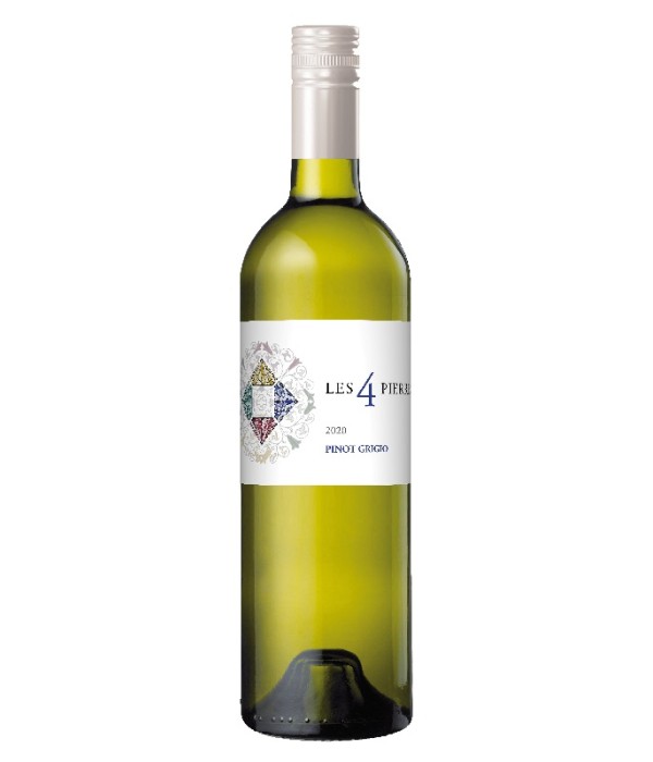 Les 4 Pierres Pinot Grigio, wijn bij t Bockje in Bathmen