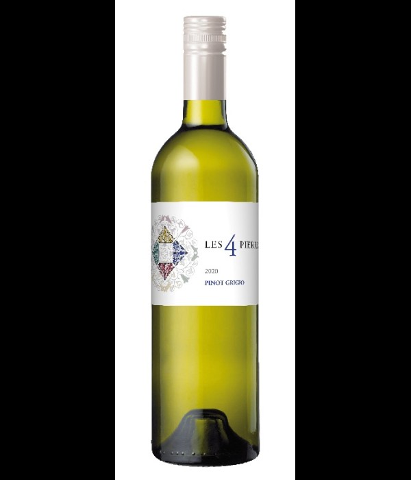 Les 4 Pierres Pinot Grigio, wijn bij t Bockje in Bathmen