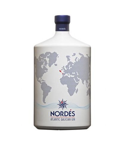 Fles Nordes Atlantic Galician Gin, gin, op voorraad bij slijterij t Bockje in Bathmen