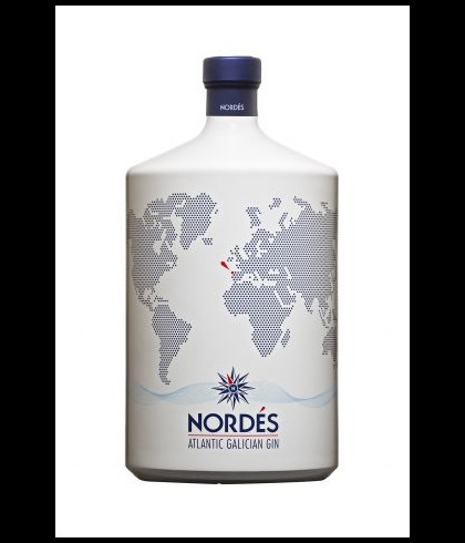 Fles Nordes Atlantic Galician Gin, gin, op voorraad bij slijterij t Bockje in Bathmen