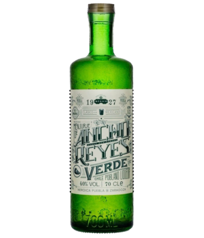 Likeur Menjurje De Ancho Reyes Chile Liqueur Verde van Menjurje, bij slijterij ’t Bockje in Bathmen