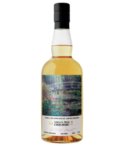 Botella de Chichibu Paris Edition 2026 Collection Monet - roze, whisky