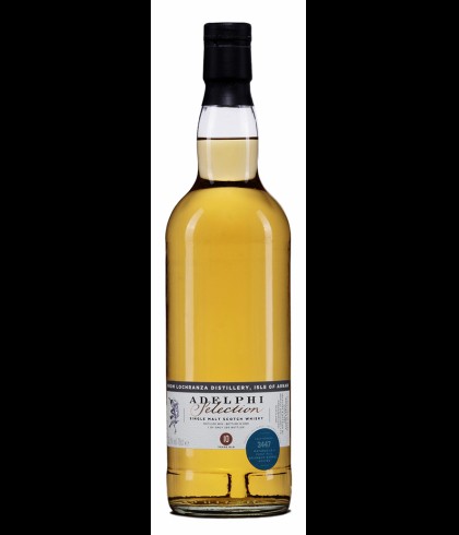 Fles single malt van Lochranza op Arran, op voorraad bij slijterij t Bockje in Bathmen