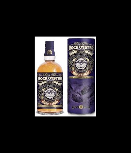 Fles Rock Oyster Sherry Edition, Schotse blended malt van de eilanden, op voorraad bij slijterij t Bockje in Bathmen