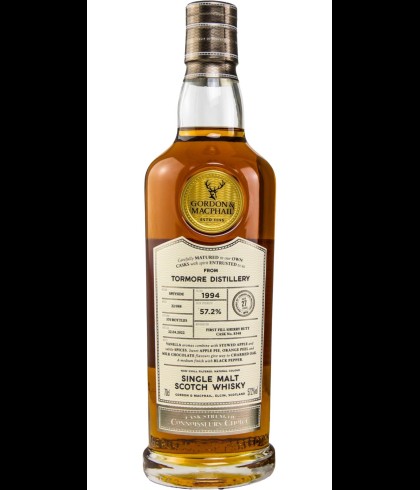 Fles Gordon & MacPhail Connoisseurs Choice Tormore 1994 27 Years Old #8348, whisky, op voorraad bij slijterij ’t Bockje in Bathmen