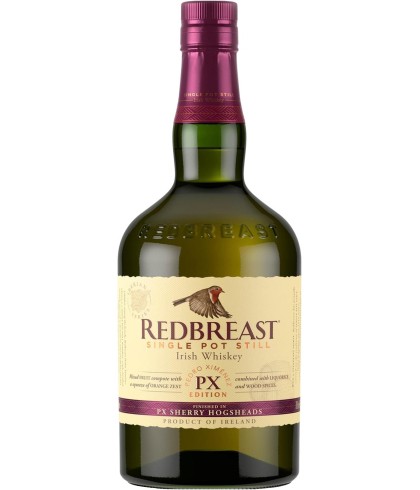 Fles Redbreast Iberia Series PX, Ierse single pot still whiskey, op voorraad bij slijterij t Bockje in Bathmen