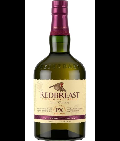 Fles Redbreast Iberia Series PX, Ierse single pot still whiskey, op voorraad bij slijterij t Bockje in Bathmen