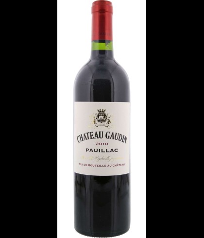 Fles Chateau Gaudin Pauillac, wijn op voorraad bij slijterij t Bockje in Bathmen