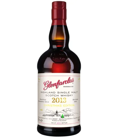 Fles Glenfarclas 2013 Christmas Edition, single malt whisky, op voorraad bij slijterij t Bockje in Bathmen