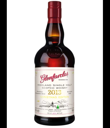 Fles Glenfarclas 2013 Christmas Edition, single malt whisky, op voorraad bij slijterij t Bockje in Bathmen