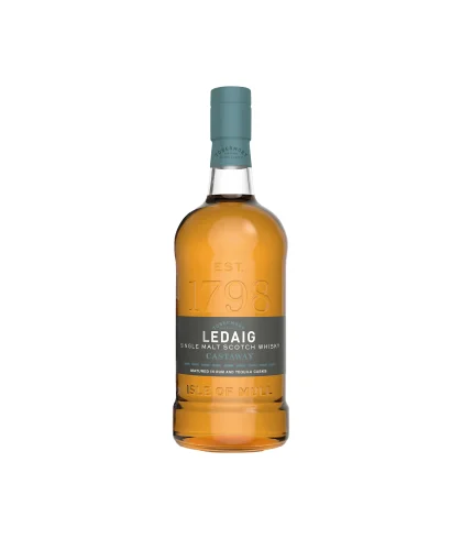 Fles Ledaig Castaway, whisky, bij slijterij t Bockje in Bathmen