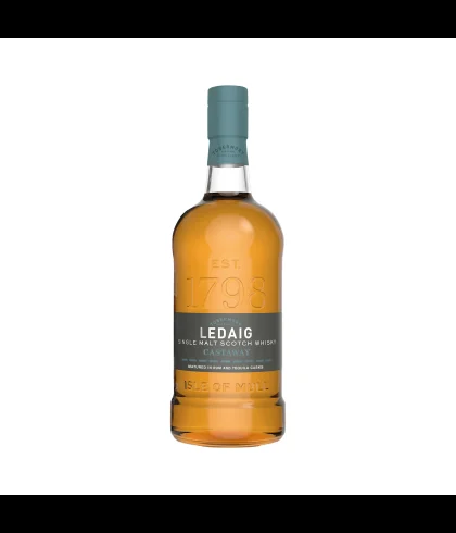 Fles Ledaig Castaway, whisky, bij slijterij t Bockje in Bathmen