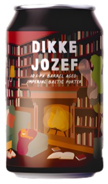 Fles Brouwerij Eleven Dikke Jozef, bier van Brouwerij Eleven, op voorraad bij slijterij t Bockje in Bathmen