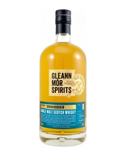 Fles Gleann Mór Bunnahabhain 8 Years Old, single malt whisky, op voorraad bij slijterij t Bockje in Bathmen