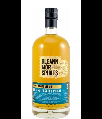 Fles Gleann M&oacute;r Bunnahabhain 8 Years Old, single malt whisky, op voorraad bij slijterij t Bockje in Bathmen
