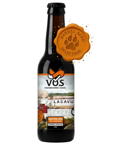Brouwerij Vos Houten Vos #6 Barrel Aged serie, bier op voorraad bij slijterij t Bockje in Bathmen