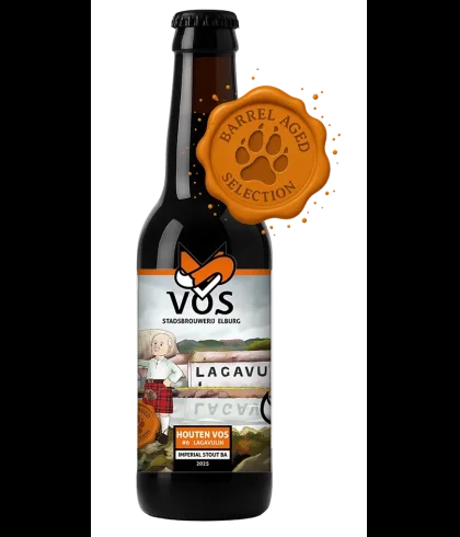Brouwerij Vos Houten Vos #6 Barrel Aged serie, bier op voorraad bij slijterij t Bockje in Bathmen